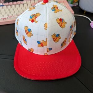 Disney Red and White Winnie the Pooh Hat